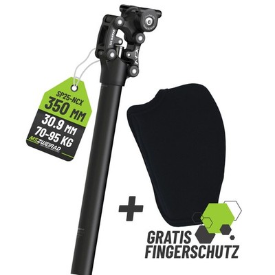 Suntour Federsattelstütze Parallelogramm SP25-NCX 350 mm 30,9 mm 70-95 kg