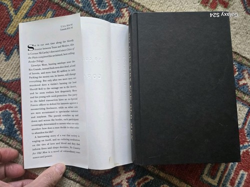 SIGNED Cormac McCarthy No Country For Old Men FINE FIRST PRINT 2005 by Knopf - Picture 15 of 18
