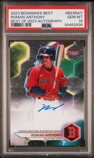 2023 Bowmans Best Of 2023 Autographs #B23RAY Roman Anthony RC PSA 10 Low Pop 💎