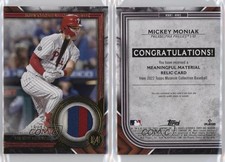 2022 Topps Museum Collection Meaningful Materials Relics Gold /25 Mickey Moniak