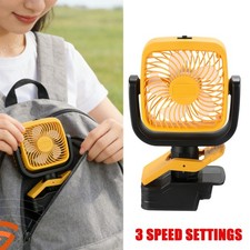 Jobsite Fan For DeWalt 18V Li-ion Battery Cordless Portable Fan Outdoor Camping