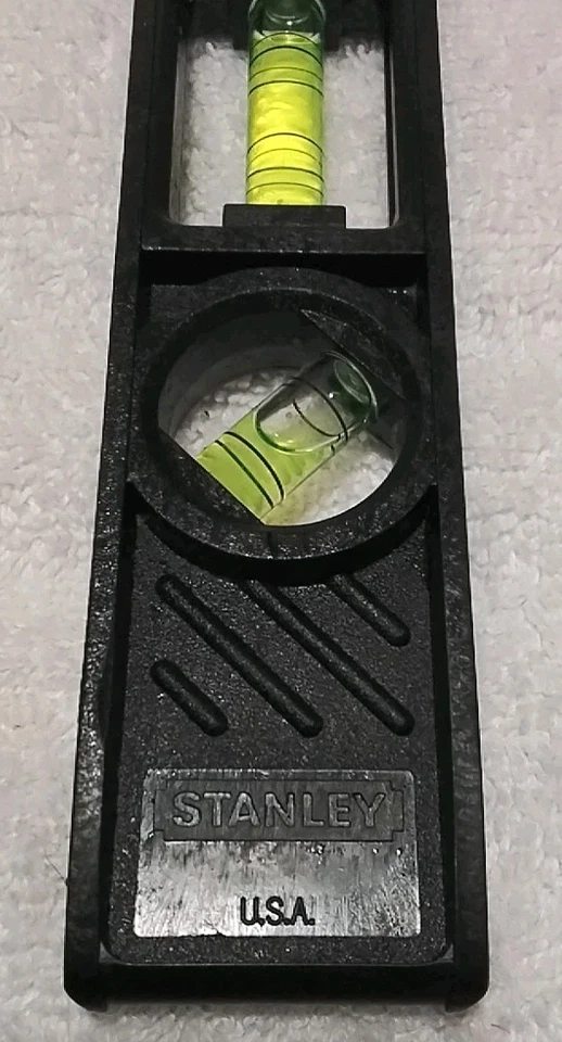 STANLEY 8" 3 VIAL HEAVY DUTY PLASTIC TORPEDO LEVEL "VINTAGE NEW USA 🇺🇸 " - Image 2 of 4