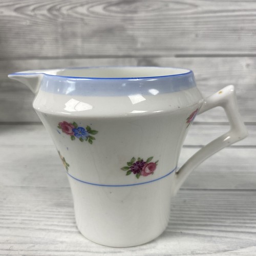 Colclough Vintage White Bone China Blue And Pink Floral 17 Piece Tea Set PK - Picture 8 of 24