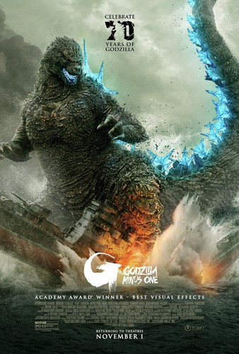 2023 Promo Film Poster Druck "Godzilla Minus One" Ryunosuke Kamiki Hamabe Geschenk