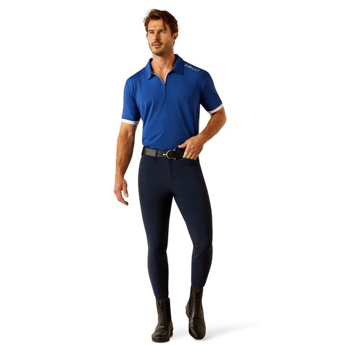 Ariat Mens Bandera 1/4 Zip Polo - Picture 3 of 4