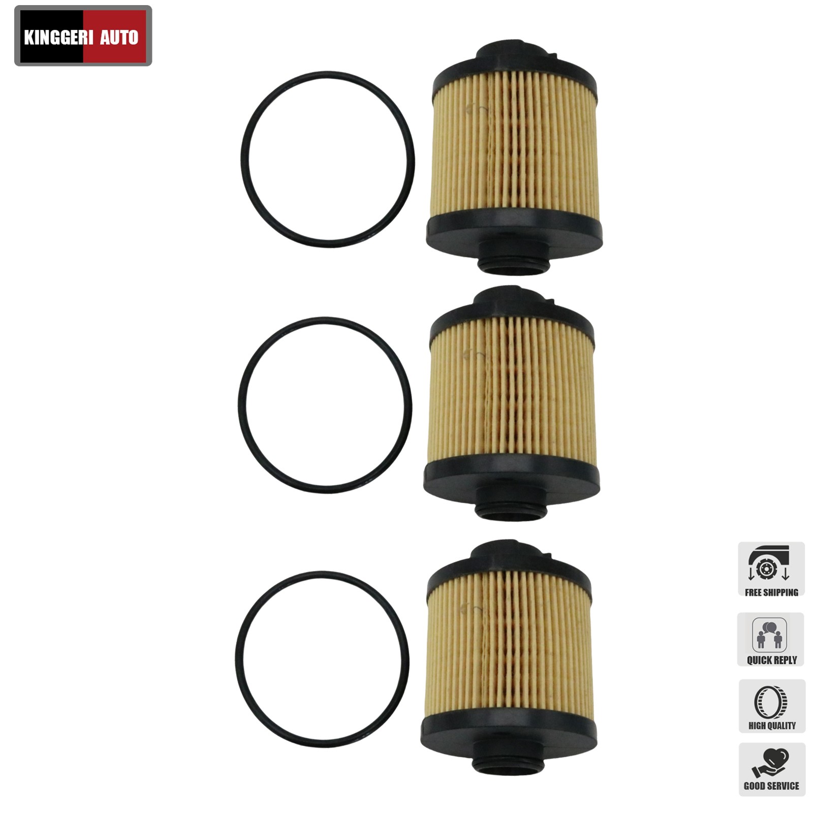 3X Oil Filter For Lamborghini Gallardo Spyder Coupe Superleggera SE Base Nera US