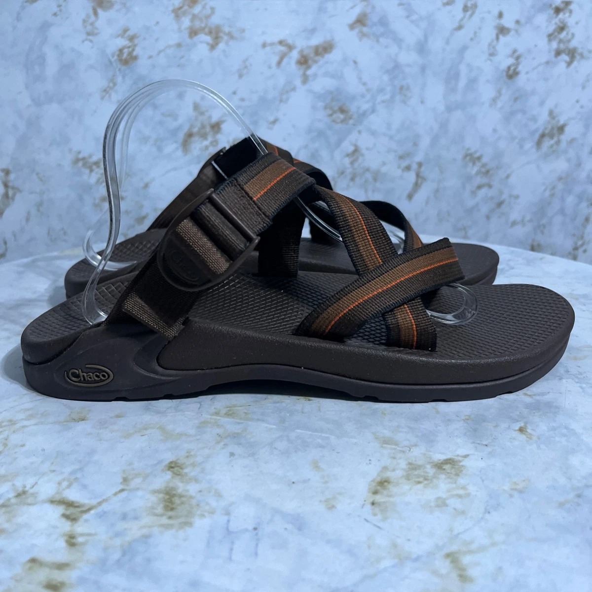 Men’s vintage brown Chaco sandals Chaco Conundrum Leather Sandals Leather Grid | Mercari main image 2