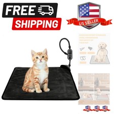 Pet Heating Pad for Cats  Dogs,Safe Electric Cat Warming Pad with Chew Resis...