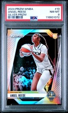 2024 PANINI PRIZM WNBA SILVER PRIZM #10 ANGEL REESE PSA 8