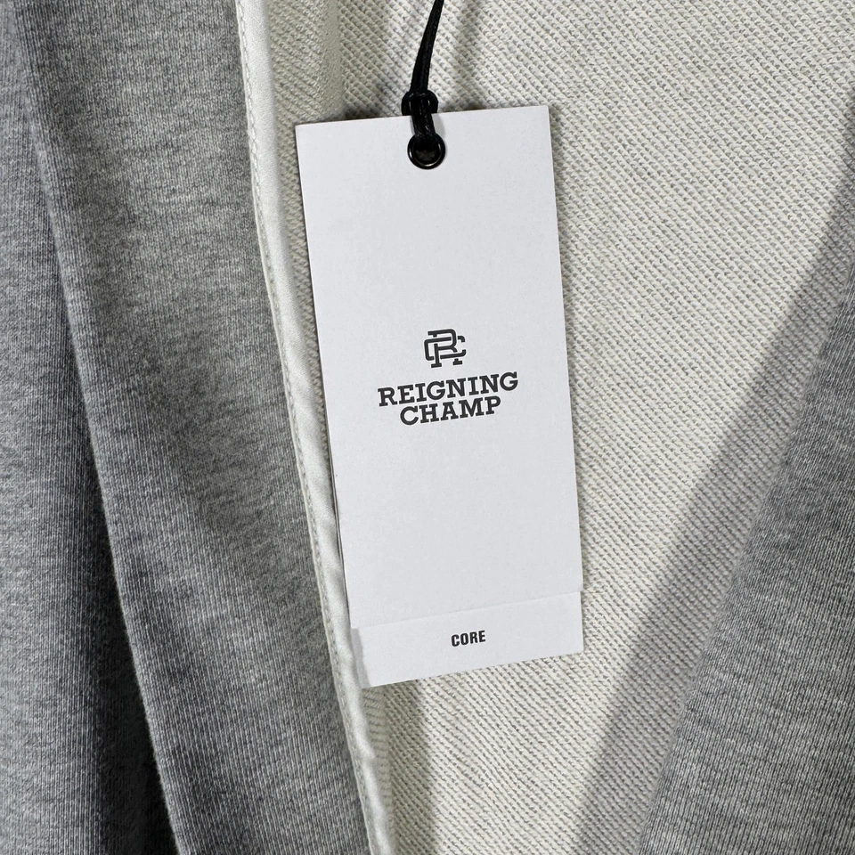 Reigning Champ Robe Mens L/XL Grey Midweight French Terry Hooded RC-3352 - Image 3 of 4