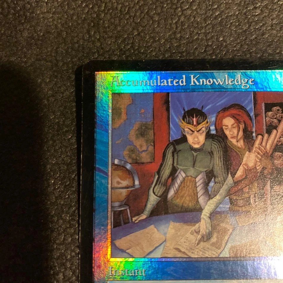 Accumulated Knowledge FOIL Magic the Gathering Card Used English - Image 2 of 4