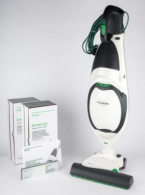 Vorwerk Kobold VK150 + EB370 + 10 Original Beutel FP140/150 + 5 Dovina Duftchips