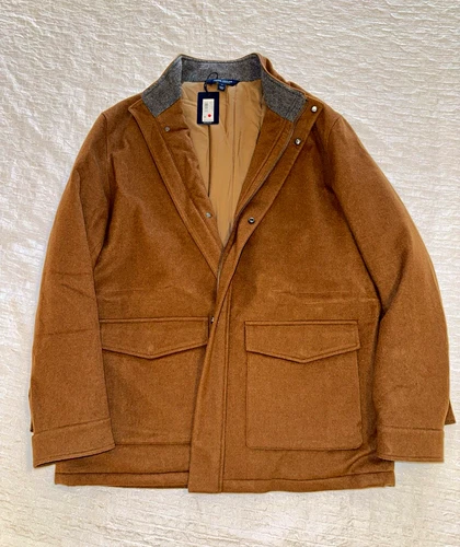 Peter Millar $1695 MSRP Crown Crafted Men's L Brown Wool Tempest Jacket - product listing photo