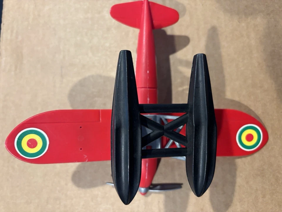 Modellino Aereo Idrovolante Anni 90 Kinder Maxi Sorpresa 18cm - Immagine 3 di 4