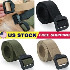 3 Outdoor Sports Military Tactical Nylon Waistband Alloy Front Buckle Adjustable