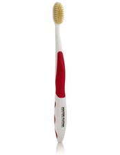 1PK Soft Flossing Manual Toothbrush Adults Red Ultra Clean Sensitive Teeth Gums
