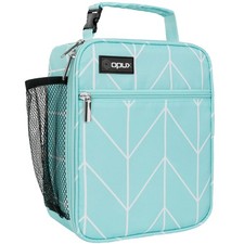 Insulated Lunch Bag Kids Leakproof Soft Box School Cooler Reusable Pail Teal