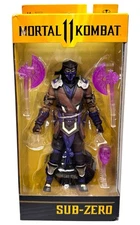 Mortal Kombat Sub Zero Action Figure Winter Purple Skin 2021 McFarlane Toys New