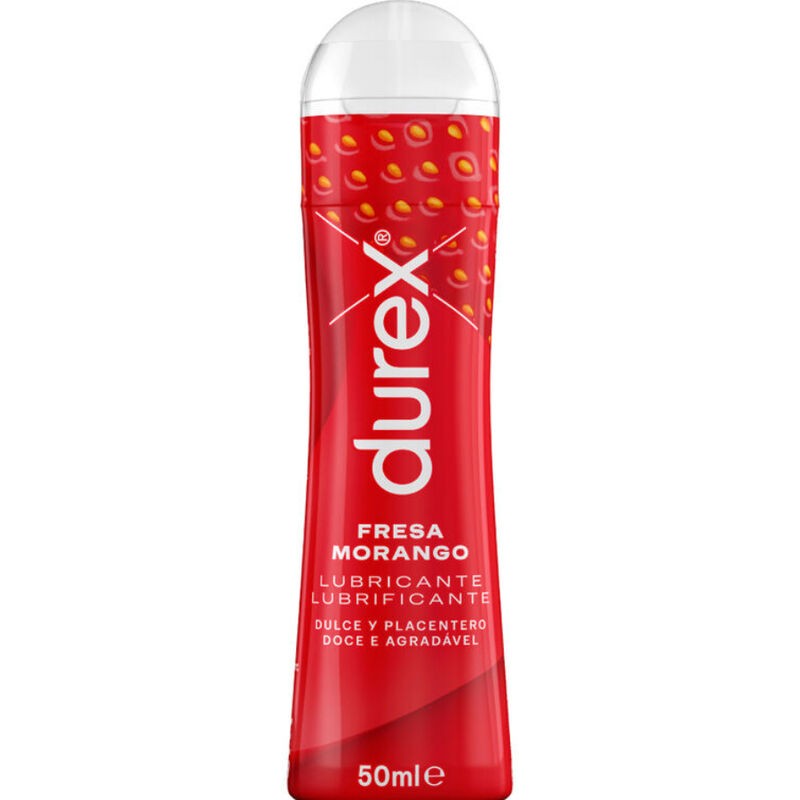 Durex Play Fraise gel lubrifiant aromatisé comestible base eau 50ml