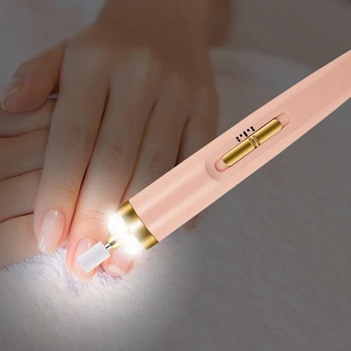 Trapano lima unghie elettrico portatile USB manicure pedicure macchina set professionale - Foto 4 di 16