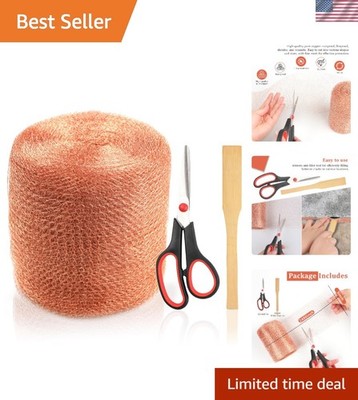 Durable 5x200-ft Copper Mesh for Rodents, Bats & Snails - Superior Protection