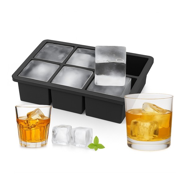 EiswüRfelform Silikon Bpa-Frei SpüLmaschinenfest EiswüRfelform Xxl Flexibel-image