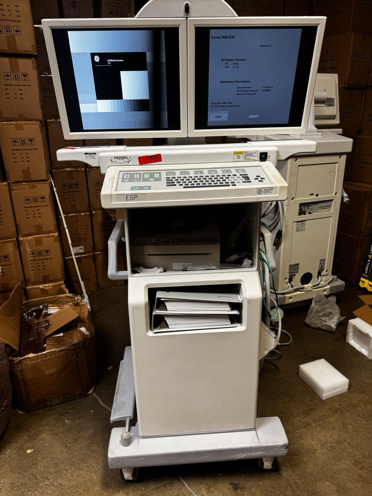 ge oec 9900 Work Station 