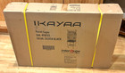 IKAYAA Parrot Bird Cage H18133 Dome Top with Stand – Silver Black – New in Box