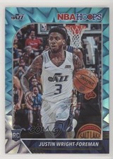2019-20 Panini NBA Hoops Teal Explosion Justin Wright-Foreman #256 n1u