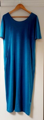 Celtic & Co Teal Blue Jersey Midi Dress Sz 14 New (only ever tried on) RRP £99