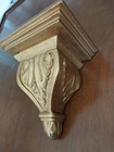 Decorative wall sconce, gold scroll with large, with edge for picture, 10" tall — photo 5