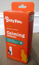 NEW ZESTY PAWS CALMING DIFFUSER 30 DAYS FOR CATS RELAX MIST SCENT CALM PET