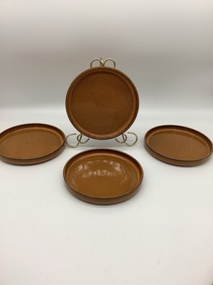 Bloomhouse Santorini Mist Set of 4 Salad Plates 8.3 Terracotta Reactive Glaze
