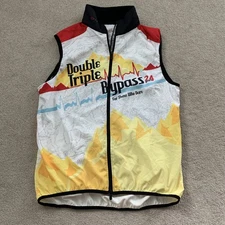 Primal Cycling Vest Full Zip Sleeveless Top Men's L Double Triple Bypass