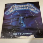 Metallica Ride The Lightning LP 1984 US MRI 769 Megaforce Records, poor cover,