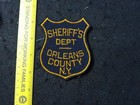 New York vintage ancient Orleans County Sheriff Dept 1950-60s issue felt cheese — photo 1