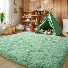 6x9 Fluffy Fuzzy Area Rug for Living Room Bedroom, Ultra Soft Large Living Ro...