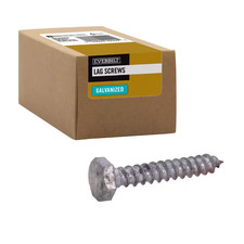 1/4 In. X 1-1/2 In. Hex Galvanized Lag Screw 25-Pack 