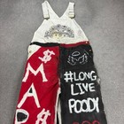 Dickies Latzhose Erwachsene 36x34 weiß Latzhose Arbeitskleidung Canvas Zimmer...