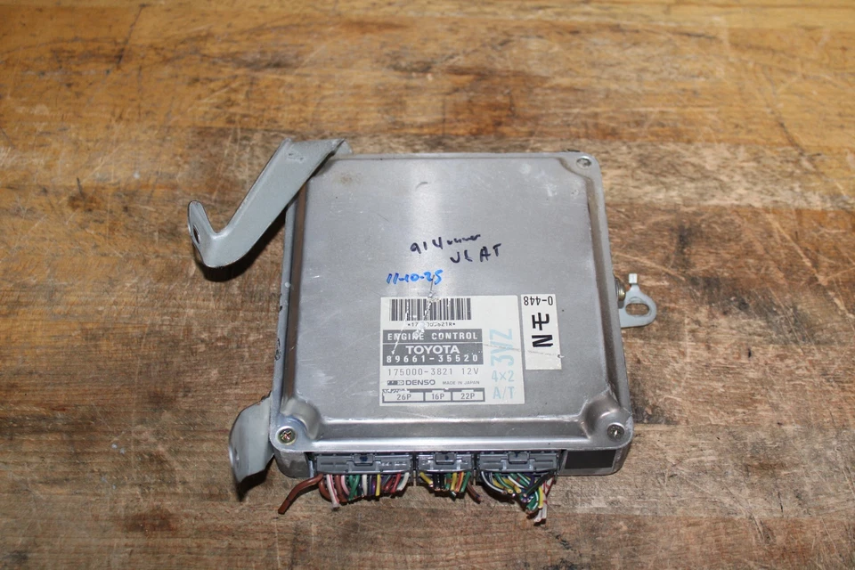 1991 Toyota 4 Runner Pickup Engine Control Unit ECU 8966135520 Module - Image 3 of 4
