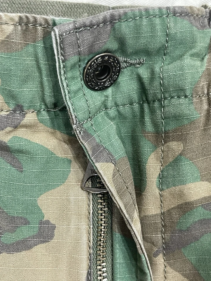 Bermuda Polo Ralph Lauren Utility Surplus Div Camuflagem Verde Masculina Tamanho 32 8” Excelente Estado Usado - Imagem 3 de 4