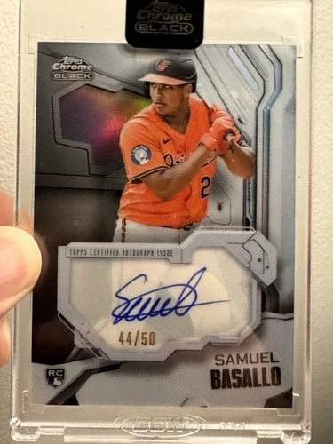 2026 Topps Chrome Black Samuel Basallo Ivory Autographs (Raw)