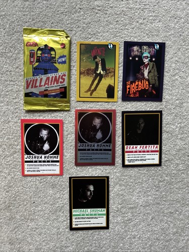 Queens Of The Stoneage Villains Jumbo Sized Trading Cards