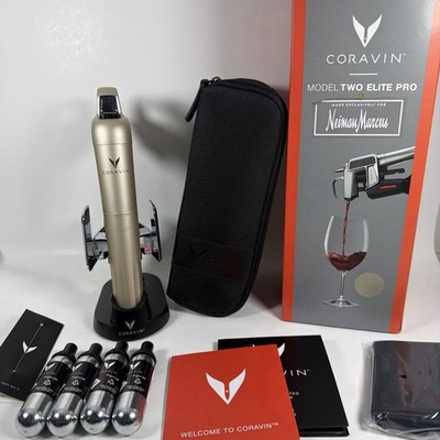 Coravin Model Two Elite Pro Wine Preservation System - Champagne -  4 Tanks