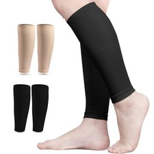 Compression Calf Support 1 Pair Breathable Elastic Sports Calf Leg Brace Sleeves