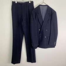 Paul Smith Vintage Wool Double Check Casual Suit Japan