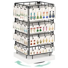 Rotating Earring Display Holder Stand for Vendors Events Selling, Large Capac...