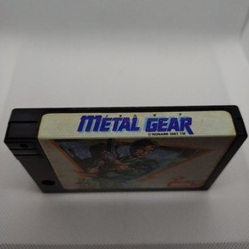 MSX2 Metal Gear KONAMI Video Game ROM Cartridge Only Used From Japan F/S　no box