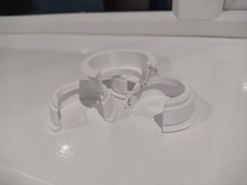 Radiator End Trim Clips - Pack Of 4 - white