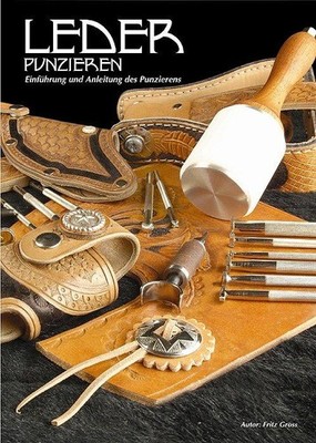 Broschüre Leder punzieren bearbeiten prägen für Anfänger